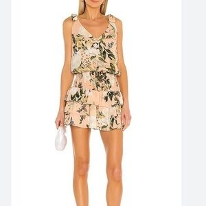 Amanda Uprichard X Revolve Paulette Dress in Juniper Floral Floral Size Small